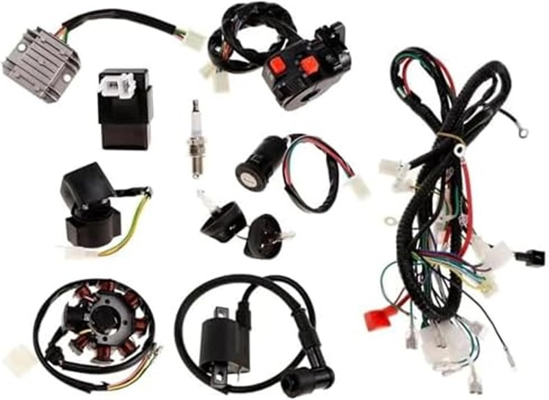 Wivplex Ignition Coil Wiring Harness Set for 150cc 250cc ATV Dirt Bike - Image 4