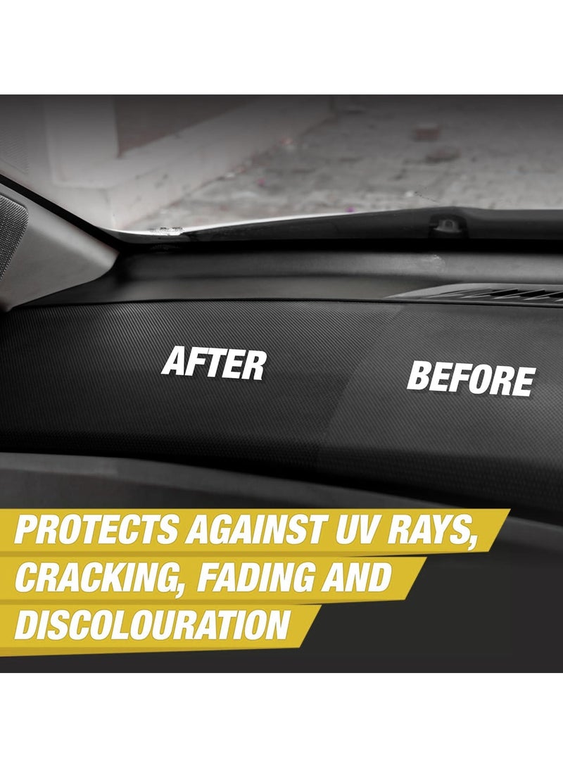 Safi WAX Combo - Buy 2PC Safi Wax Dashboard Polish Spray Lemon Scent 250ml UV Protection Dust Repellent & Quick Drying for Car Interiors, SFW-21 - Image 3