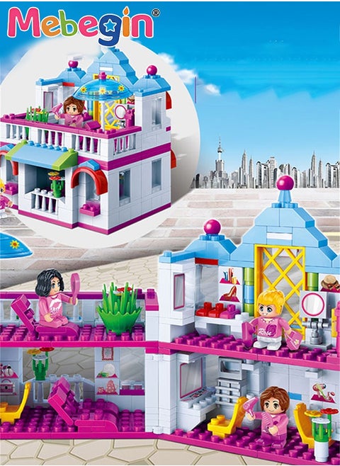 Building Block Kit Toys Hair Salon Stacking Block Set Toy Learning Creative Project Stacking Toy 382-Piece