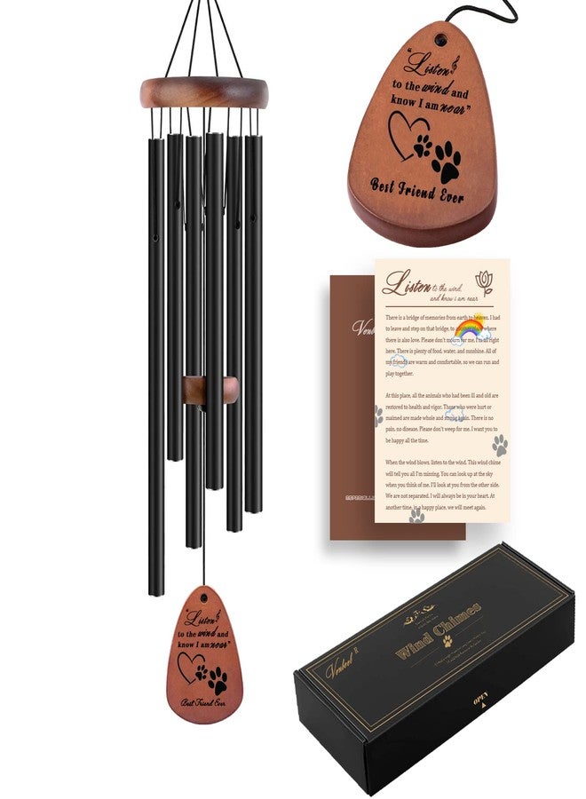 VENBEEL Dog Memorial Gifts, 28" Pet Memorial Wind Chimes, Loss of Dog Sympathy Gift, Pet Loss Passing Away Remembrance Bereavement Gift - Image 1