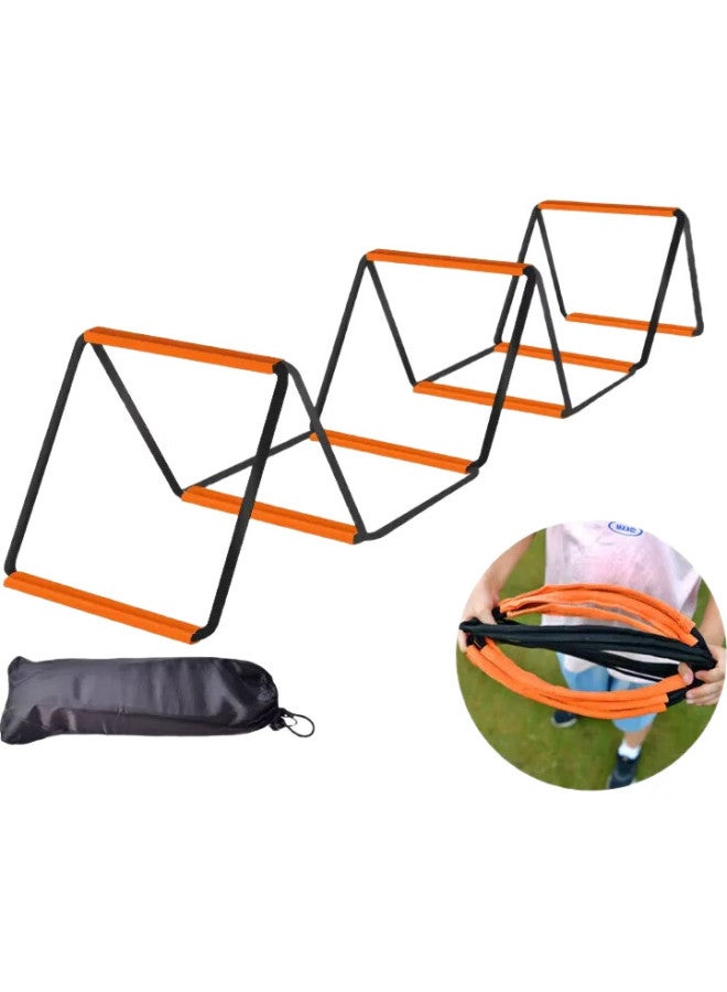 Tatanice Agility Ladder, Multifunctional Butterfly Folding Jumping Ladder, Hurdle Rack, Children'S Physical Fitness And Sensory Integration Training Toy - Image 3