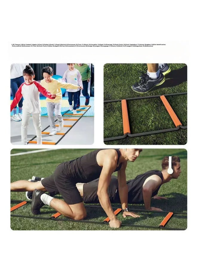 Tatanice Agility Ladder, Multifunctional Butterfly Folding Jumping Ladder, Hurdle Rack, Children's Physical Fitness And Sensory Integration Training Toy - Image 4