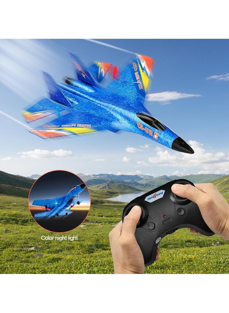 Remote Control Airplane for Kids & Beginners – 2.4GHz 2-Channel RTF RC Plane with Durable Lightweight Foam Body, Easy Take-Off & Stable Flight – Outdoor Flying Toy for Boys, Girls, and Adults