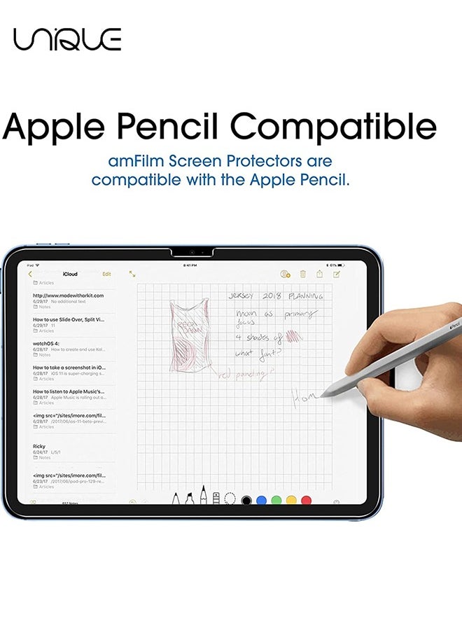 Unique 2 Pcs Screen Protector for iPad 11th/10th Generation A16 (11/10.9 Inch, 2025/2022) - [Ultra HD][9H Hardness][Anti Scratch][Anti Bubble] HD Clear (Screen Protector)  - Image 4