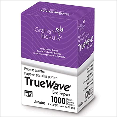Graham Graham Beauty Salon Truewave Jumbo End Paper 1000 Pack  HC26067