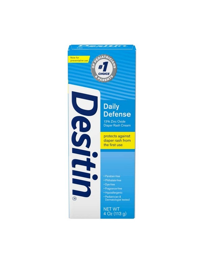 Desitin Rapid Relief Zinc Oxide Diaper Rash Cream 4 Oz (Pack Of 2) - Image 1