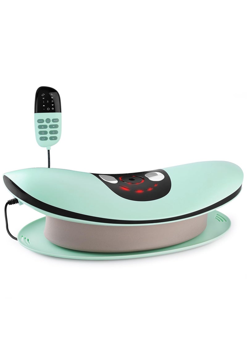 شو وو جهاز شد قطني كهربائي مع وسادة هوائية ديناميكية، جهاز تدليك أسفل الظهر بالعلاج الحراري لتسكين الآلام، جهاز تدليك قطني اهتزازي هزاز من Spectra Therapy للاستخدام في المنزل والسفر، شحن USB - Image 1