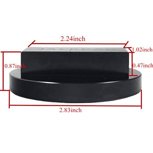 imUfer Jack Pad Adapter Anodized Black Replacement for B-M-W 135 335 535 E82 E88 E46 E90 E91 E92 E93 E38 E39 E60 E61 E63 E64 E65 E66 E70 E71 E89 X5 X6 X3 1M M3 M5 M6 F01 F02 F30 F10,Mini(2 pcs) - Image 2