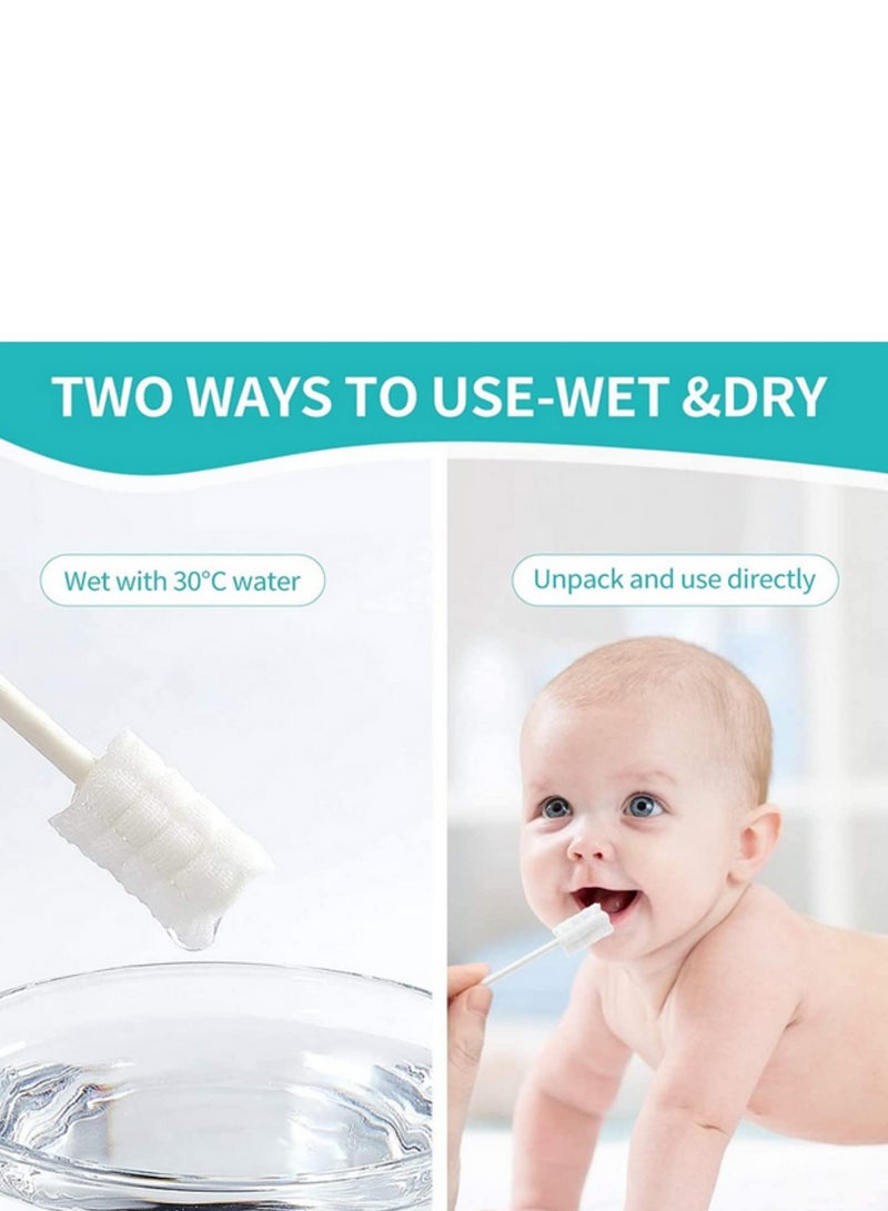 30pcs/box Baby Oral Cleaner Infant Toothbrush Disposable Tongue Coating Gauze Cotton Swab Newborn Oral Care Tool Baby Supplies - Image 4
