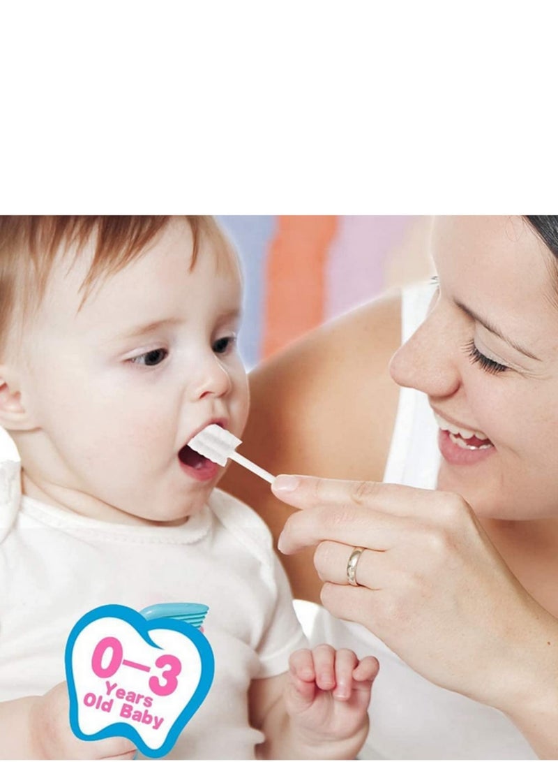30pcs/box Baby Oral Cleaner Infant Toothbrush Disposable Tongue Coating Gauze Cotton Swab Newborn Oral Care Tool Baby Supplies - Image 2