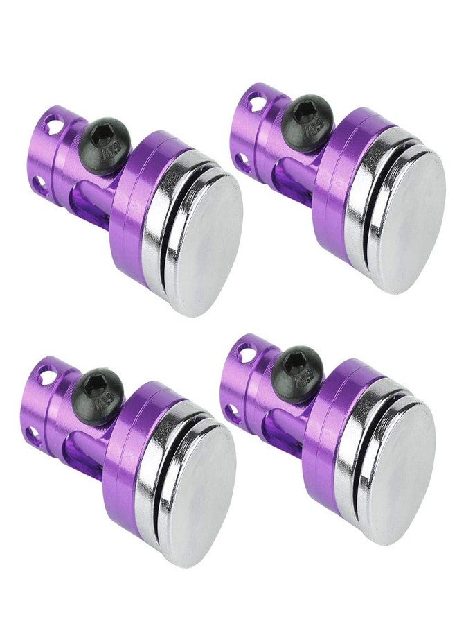 Liyeehao RC Magnetic Body Post, 4Pcs Stealth Model Car Body Post Mount Body Body Mount, RC Vehicle Accessories for SCX10 4WD 1:10(Purple) - Image 1