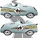 Tagberoy 2 Pcs Large Race Car Balloons 43 Inch Teal Blue Racing Balloons for Race Car Party Decorations Two Fast Birthday Decor - Image 3