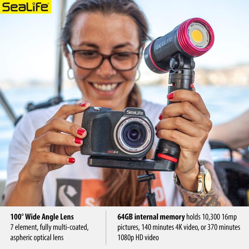 SeaLife Micro 3.0 Pro Duo 5000 Set Underwater Camera & Dual Light Set for Photography and Video, Easy Set-up, Wireless Transfer, Includes Travel case - Image 4