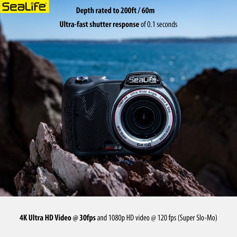 SeaLife Micro 3.0 Pro Duo 5000 Set Underwater Camera & Dual Light Set for Photography and Video, Easy Set-up, Wireless Transfer, Includes Travel case - Image 3
