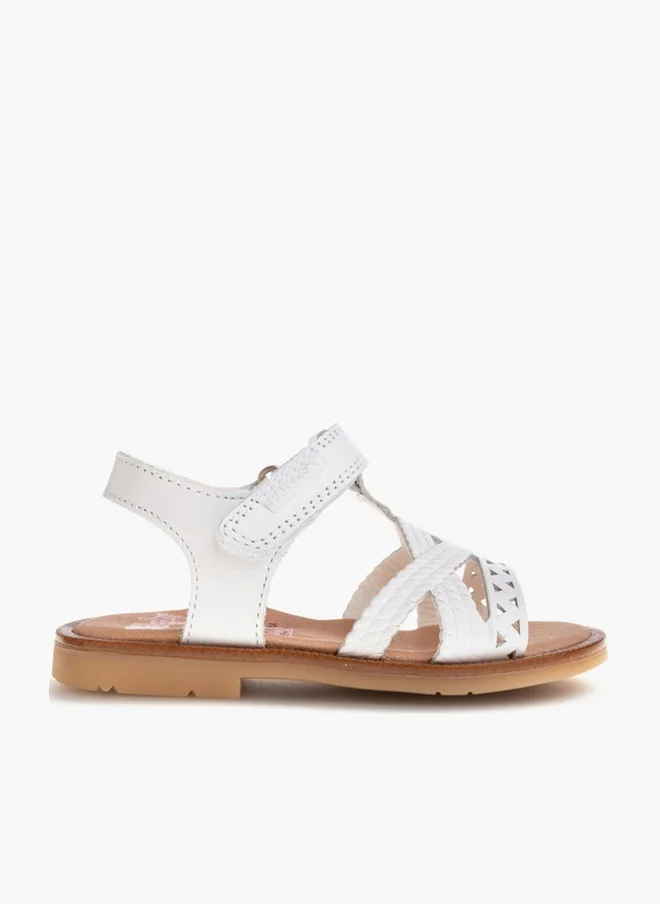 Pablosky Girls' Sandals with Hook and Loop Closure - 056400 Ramadan Collection
