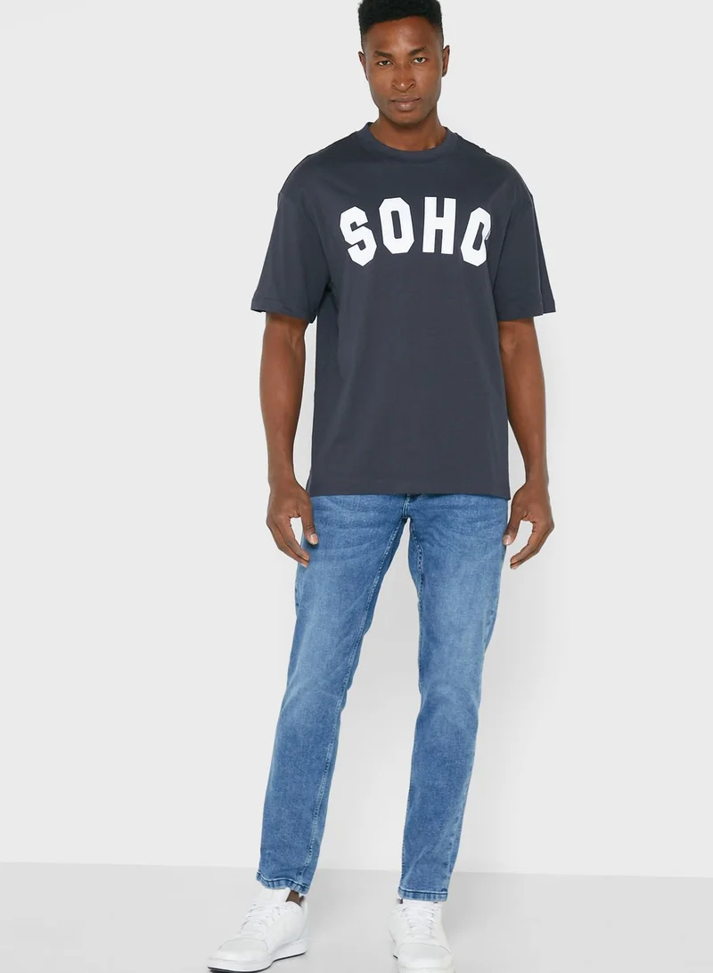 Only & Sons Rinse Wash Straight Fit Jeans