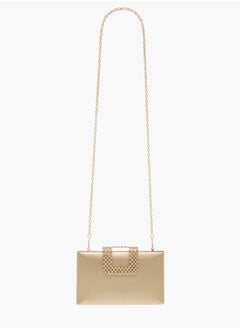 Flora Bella By Shoexpress Women's Embellished Clutch with Chain Strap  - Image 2