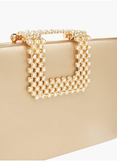 Flora Bella By Shoexpress Women's Embellished Clutch with Chain Strap  - Image 4