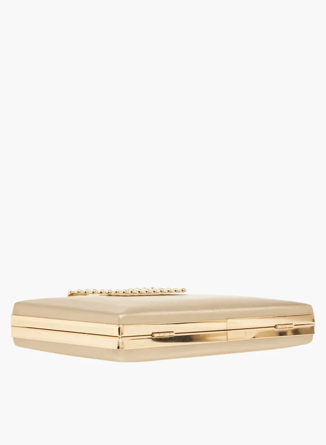 فلورا بيلا من شو إكسبرس Women's Embellished Clutch with Chain Strap