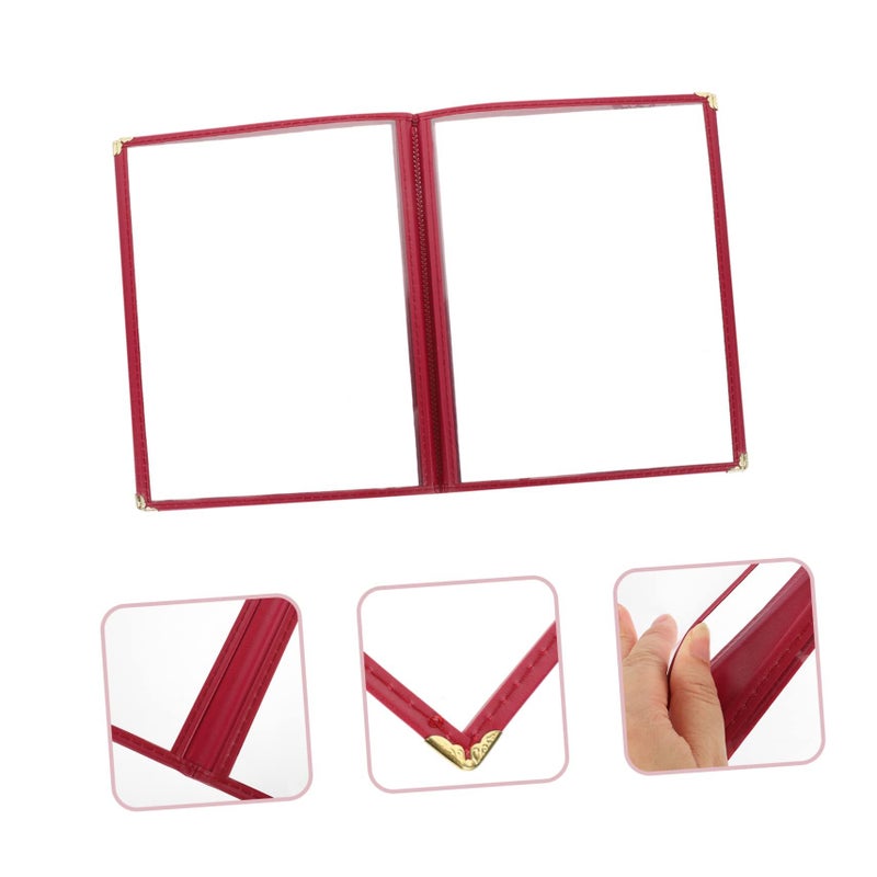 Clear PVC Menu Cover Holder With Price List For Restaurant Cafe Hotel Shop - Image 5