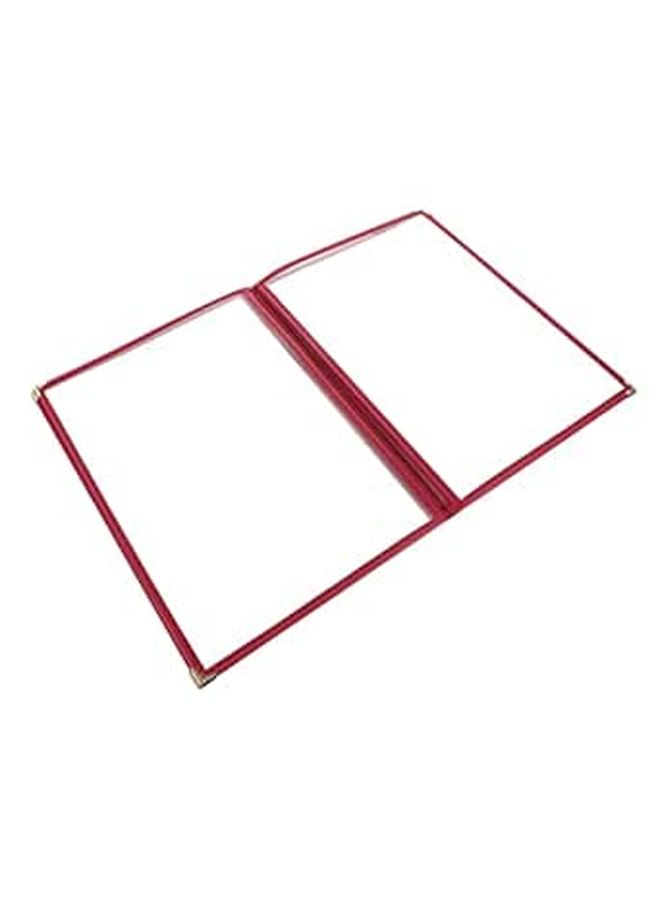 Clear PVC Menu Cover Holder With Price List For Restaurant Cafe Hotel Shop - Image 1