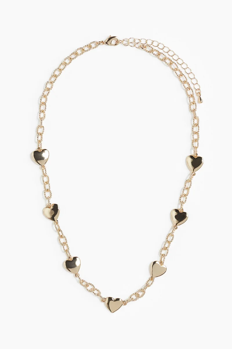 H&M Heart-detail necklace