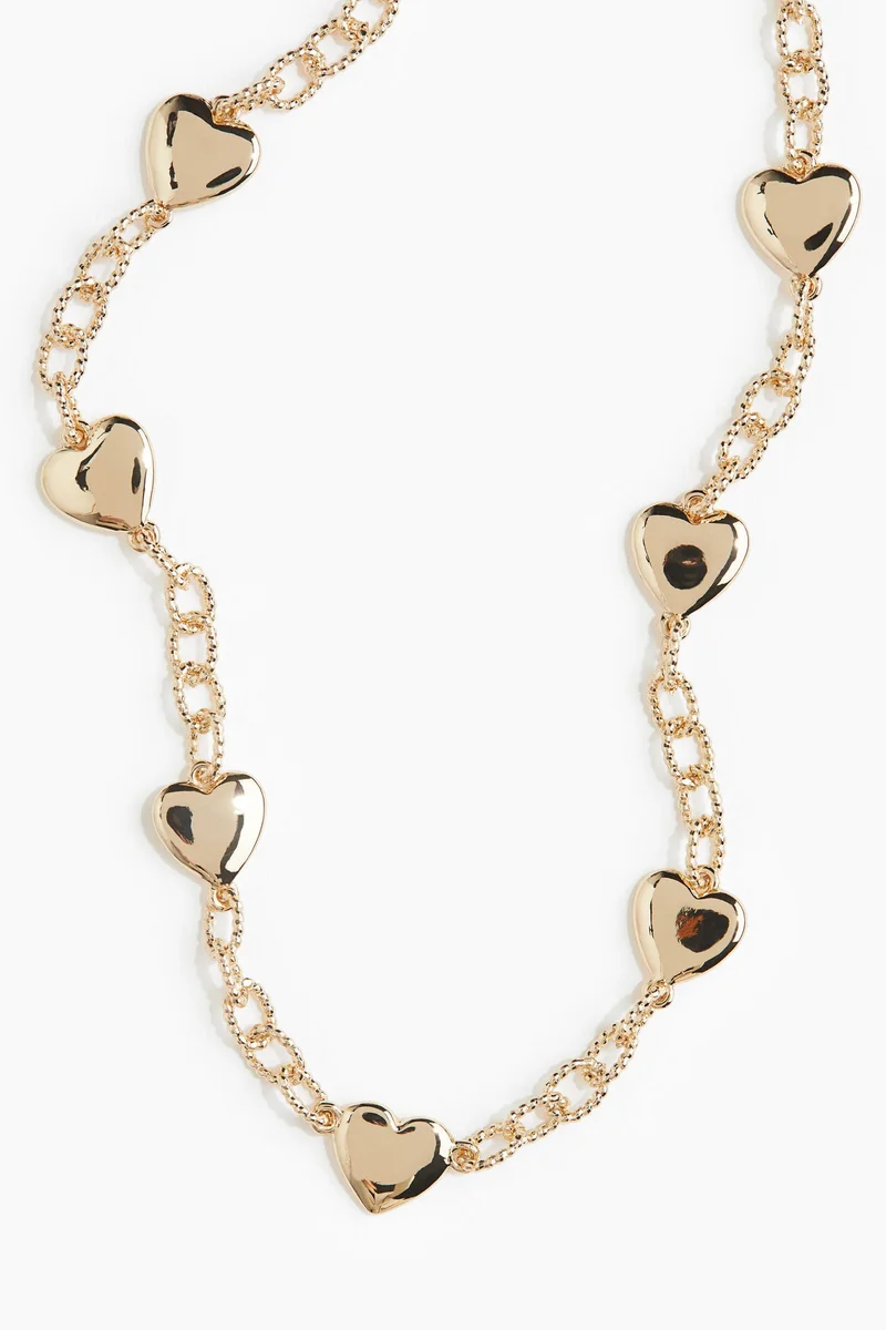 H&M Heart-detail necklace
