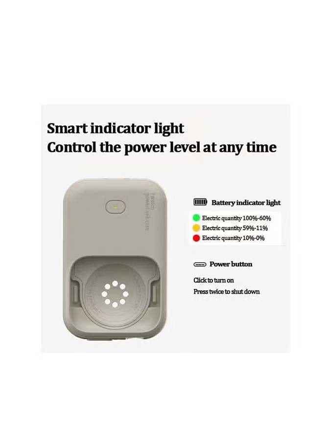 Portable 1200mAh Power Bank for Apple Watch Ultra 44/45/46 mm Magnetic Wireless Charger Fast Charging, Overheat Protection & Smart Power Management - Image 3