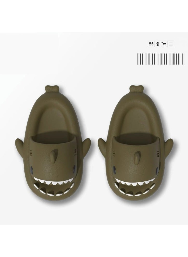 Style Women's sandals, slippers, cartoon shark slippers, indoor and outdoor couples