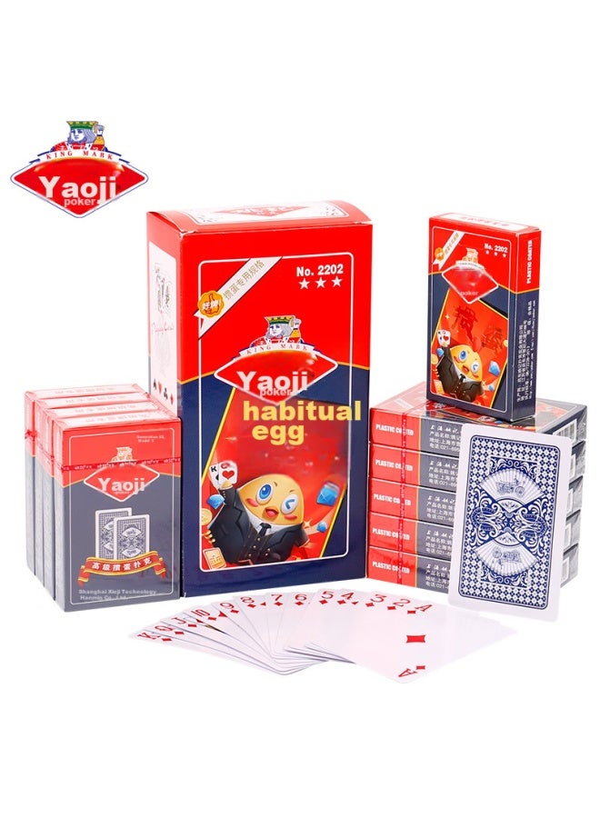 YAOJI Yaoji Guandan Special Playing Cards 2202, Durable And Thick Poker Cards, Texas Hold'em And Doudizhu Poker, 10 Decks - Image 1