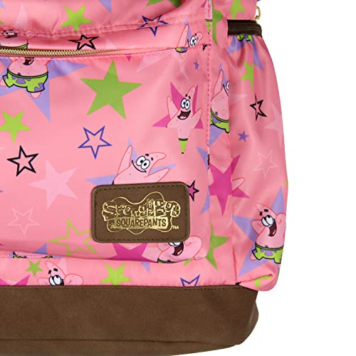 INTIMO Nickelodeon SpongeBob SquarePants Patrick Star School Travel Backpack With Faux Leather Bottom - Image 4