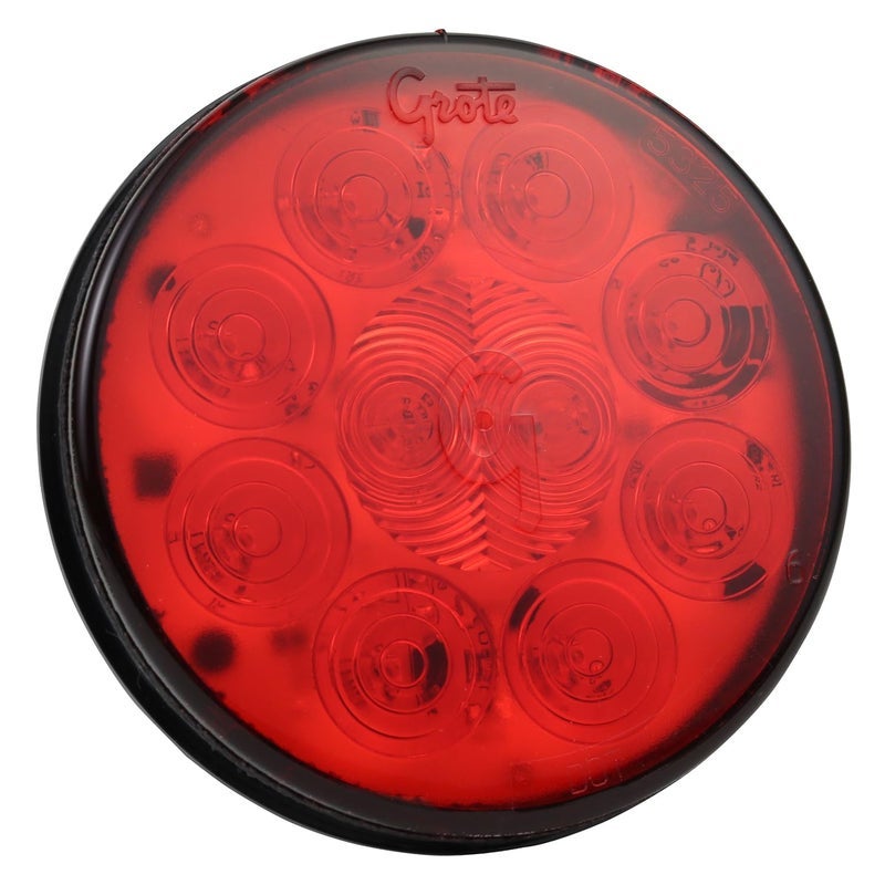 Grote أضواء توقف LED LED بنمط دايود 4" جروت 53552 سوبرنوفا 4 إنش بنمط 10 ديودات (موصل صلب، تركيب جروميت) - Image 2