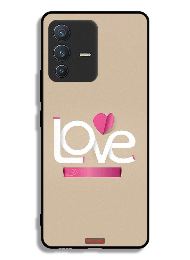 Tolwak Vivo V23 5G Protective Case Cover Love Art - Image 1