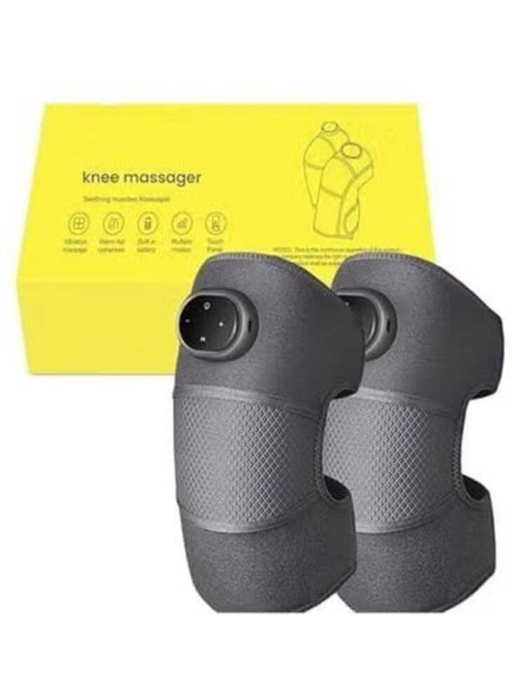 جهاز تدليك الركبة ، مدلك متعدد الوظائف بخمسة اوضاع تسخين وثلاثة اوضاع للتدليك، يخفف من الام المفاصل - Image 1