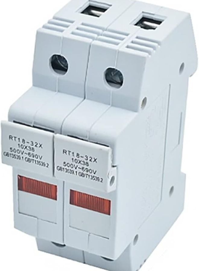 RT18 32X Fuse Holder Base with LCD LED Light for 10 x 38mm RO15 RS15 1PCS 2P Fuse Base - Image 4