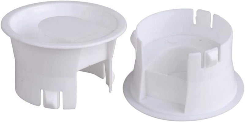 BaiHui Glass Water Pitcher Lids Food Grade Plastic Anti-Dust Splash Resistant Stoppers Covers for Water Jug Glass Bistro Pitcher 2 pieces(White) - Image 1