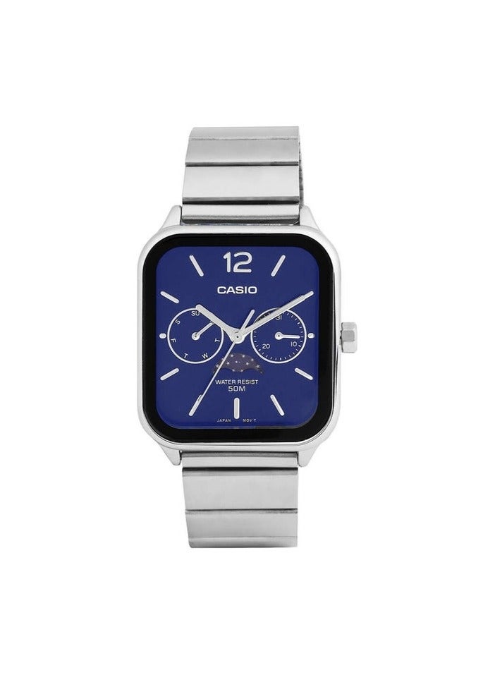 كاسيو ساعة كاسيو الكلاسيكية بميناء أزرق للجنسين - MTP-M305D-1AV - Image 1