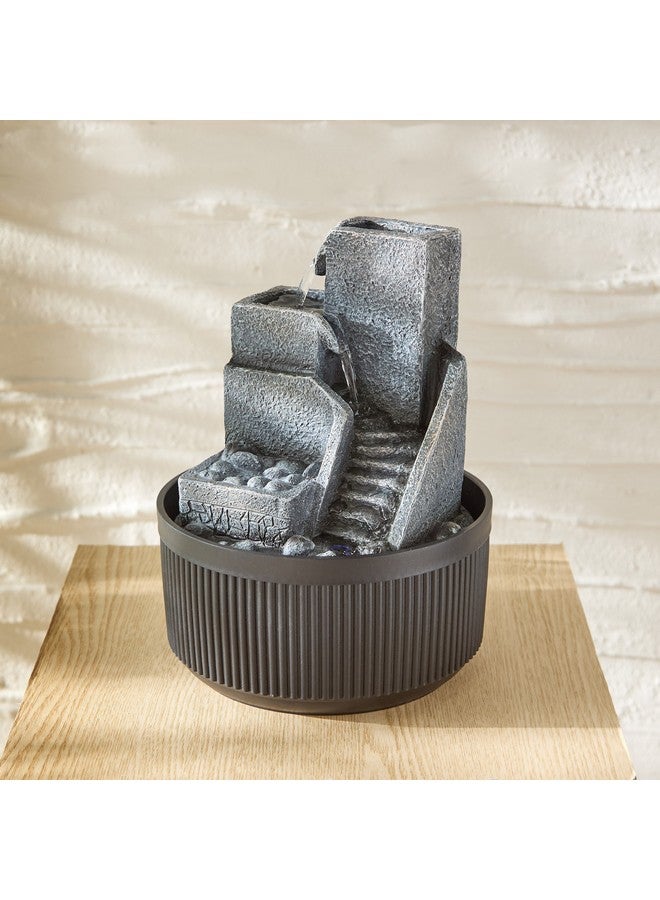 Home Box Belen Modern Fountain With Led Head Light 17 X 17 X 22 Cm  - Image 1
