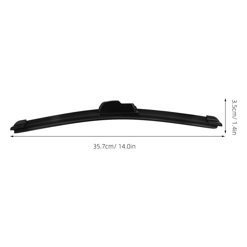 Frameless Windshield Wiper Blade 14 Inch Quiet All Season Automotive Replacement - Image 3