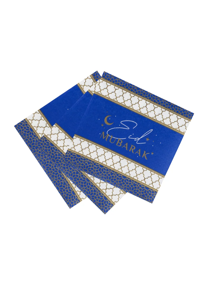 Talking Tables Talking Tables Eid Party Porcelain Gold Paper Napkins 21pack