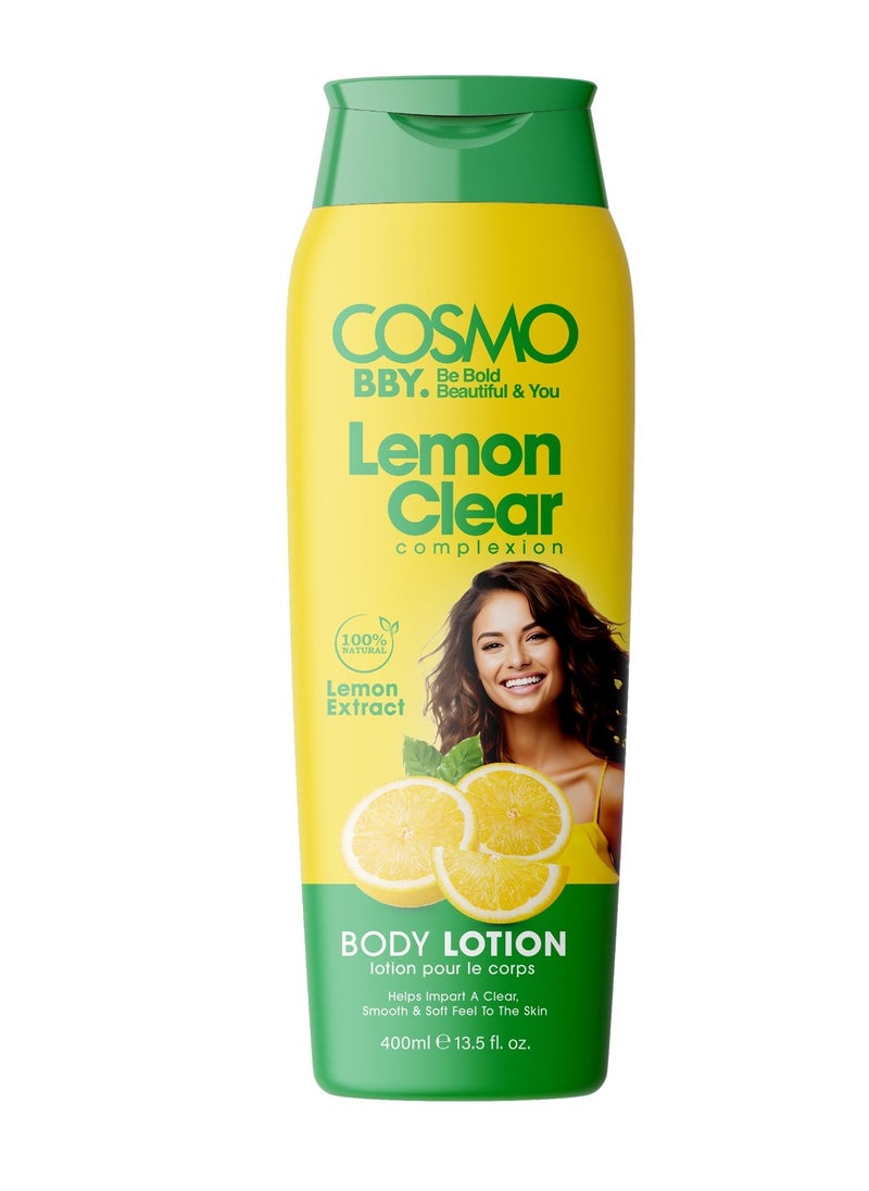 COSMO Lemon Clear Complexion Body Lotion  400Ml 