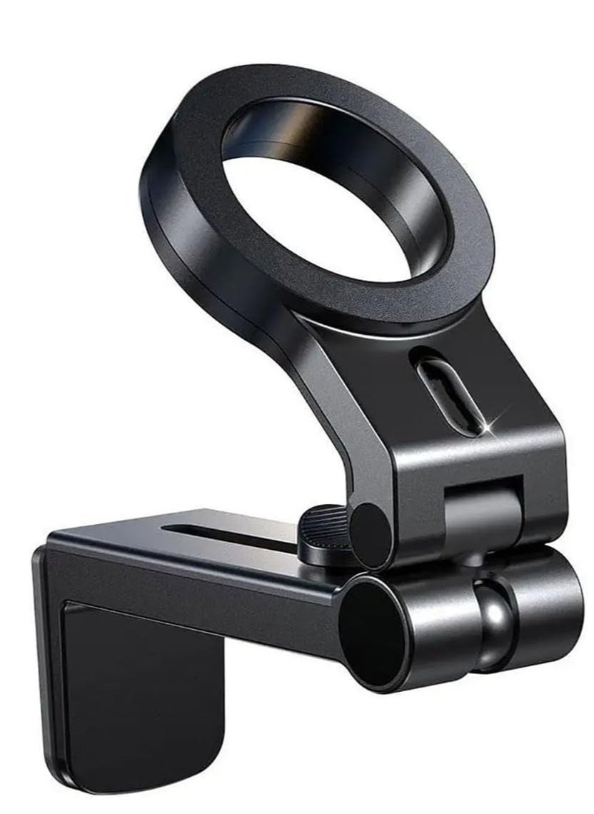 Car Phone Mount Holder Magnetic 360° Flexible Rotation Airplane Phone Mount for iPhone 15 Pro Max, Universal Hands-Free Car Mount for Travel Essentials, Easy Installation for iPhone, Samsung & More