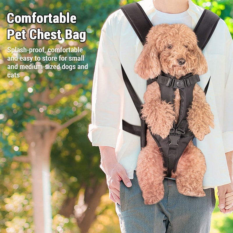 Pet Carrier Backpack for Dogs Water-Resistant Adjustable Comfortable Convenient Suitable for Medium and Small Dogs Dog Travel Bag Dog Bags Pet Carrier Dog Backpack Carrier Dog Front - Image 2