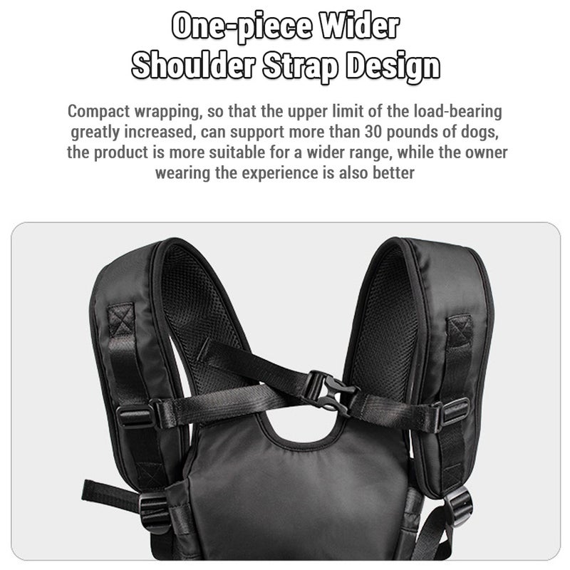 Pet Carrier Backpack for Dogs Water-Resistant Adjustable Comfortable Convenient Suitable for Medium and Small Dogs Dog Travel Bag Dog Bags Pet Carrier Dog Backpack Carrier Dog Front - Image 5