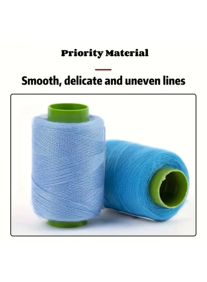 10pcs White Heavy Denim Nylon Thread Set Anti Knot Fabric Sewing Kit for Jeans - Image 5