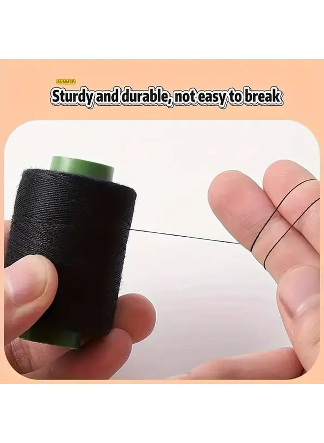10pcs White Heavy Denim Nylon Thread Set Anti Knot Fabric Sewing Kit for Jeans - Image 4