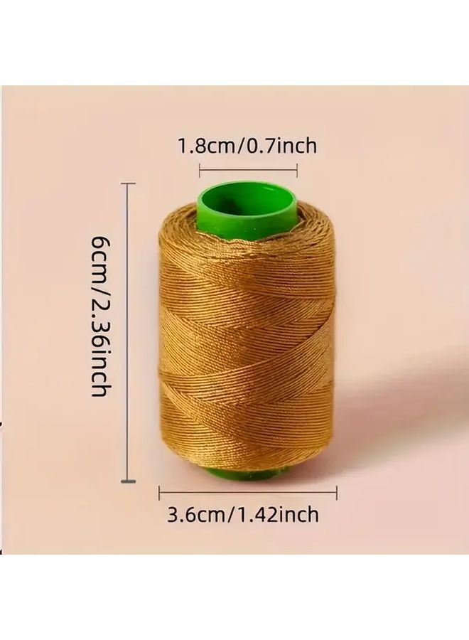 10pcs White Heavy Denim Nylon Thread Set Anti Knot Fabric Sewing Kit for Jeans - Image 3
