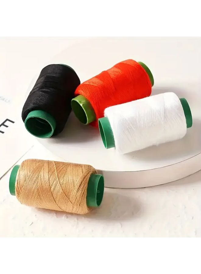 10pcs White Heavy Denim Nylon Thread Set Anti Knot Fabric Sewing Kit for Jeans - Image 2