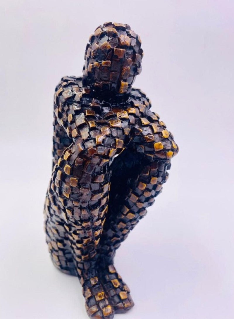 Resin Statue Mosaic Style Figure Decoration - Image 2