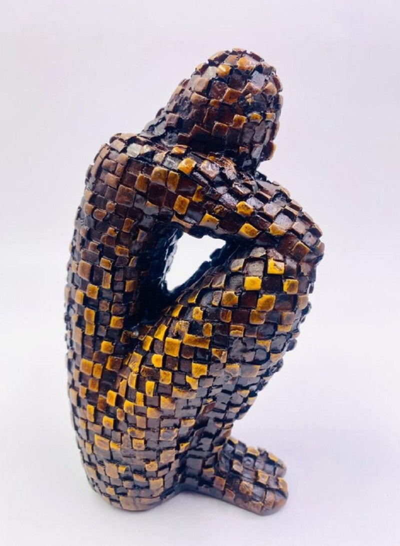Resin Statue Mosaic Style Figure Decoration - Image 1